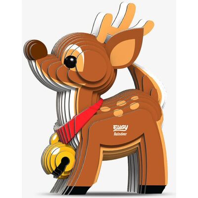 EUGY Reinsdyr 3D Puzzle Sett - Jul - 6+ år EUGY Reinsdyr 3D Puzzle Sett - Jul - 6+ år