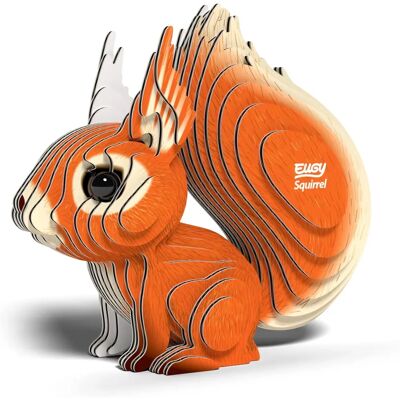 EUGY 3D Eichhörnchen Pappmodell - Bastelset ab 6+ EUGY 3D Eichhörnchen Pappmodell - Bastelset ab 6+