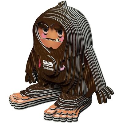 EUGY 3D Sasquatch Modellbausatz - Pappe - 8x2,3x16cm EUGY 3D Sasquatch Modellbausatz - Pappe - 8x2,3x16cm