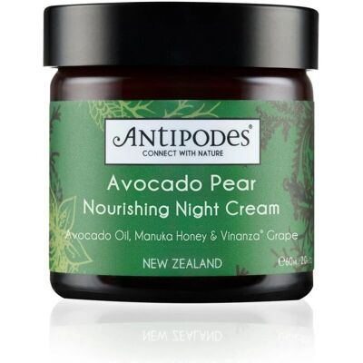Antipodes Avokado Pære Nærende Nattkrem (60g) Antipodes Avokado Pære Nærende Nattkrem (60g)