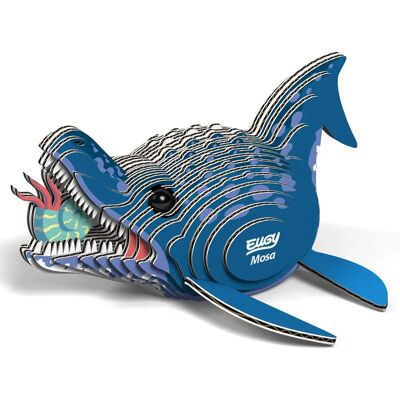 Kit Modèle Mosasaurus 3D EUGY - Préhistoire - 9x9,6x4,6cm - Publicité Kit Modèle Mosasaurus 3D EUGY - Préhistoire - 9x9,6x4,6cm - Publicité