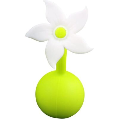 Bouchon de fleur en silicone Haakaa - Blanc - Accessoire pour pompe à lait - Publicité Bouchon de fleur en silicone Haakaa - Blanc - Accessoire pour pompe à lait - Publicité