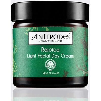 Antipodes Organisk Rejoice Lett Ansiktsdagkrem - 60ml - Vegan & Organic - Helse og Hud Antipodes Organisk Rejoice Lett Ansiktsdagkrem - 60ml - Vegan & Organic - Helse og Hud