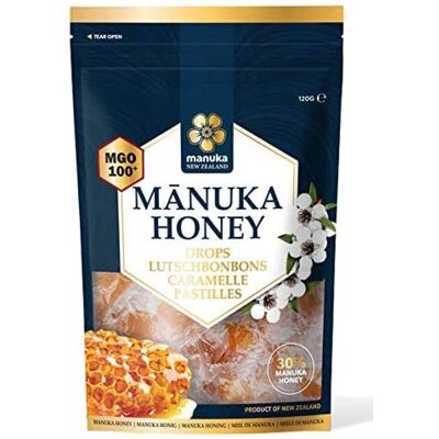 Caramelos de Miel Monofloral Manuka de Nueva Zelanda - MGO 100+ - 120 g Caramelos de Miel Monofloral Manuka de Nueva Zelanda - MGO 100+ - 120 g