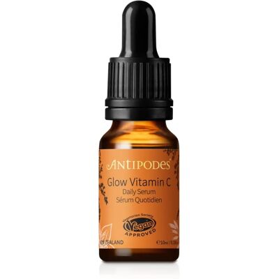Antipodes Glow Ritual Vitamin C Serum mit pflanzlicher Hyaluronsäure (10ml) Antipodes Glow Ritual Vitamin C Serum mit pflanzlicher Hyaluronsäure (10ml)