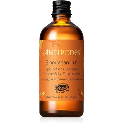 Antipodes Glory Vitamin C Triple-Action Glow Toner - Hautaufhellung, Hydratation & Exfoliation - 100ml Antipodes Glory Vitamin C Triple-Action Glow Toner - Hautaufhellung, Hydratation & Exfoliation - 100ml