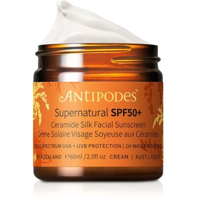 Antipodes Supernatural SPF50 Ceramide Silk Gesichts-Sonnenschutz 60 ml Antipodes Supernatural SPF50 Ceramide Silk Gesichts-Sonnenschutz 60 ml