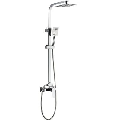 Ensemble de Douche Extensible en Inox avec Robinet Monomando - Publicité Ensemble de Douche Extensible en Inox avec Robinet Monomando - Publicité