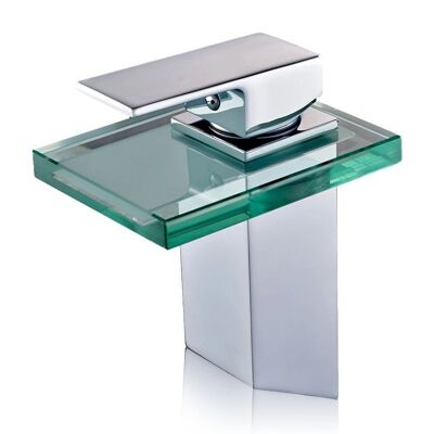 Robinet de salle de bain cascade en verre Bambou Universal de Grifería - Robinet de salle de bain - Publicité Robinet de salle de bain cascade en verre Bambou Universal de Grifería - Robinet de salle de bain - Publicité