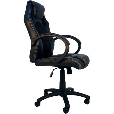 Silla de Oficina Olimpia Estilo Mueble - Altura ajustable, Negro Silla de Oficina Olimpia Estilo Mueble - Altura ajustable, Negro
