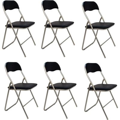 Furniture Style Sevilla Negro - Sillas plegables de aluminio Furniture Style Sevilla Negro - Sillas plegables de aluminio