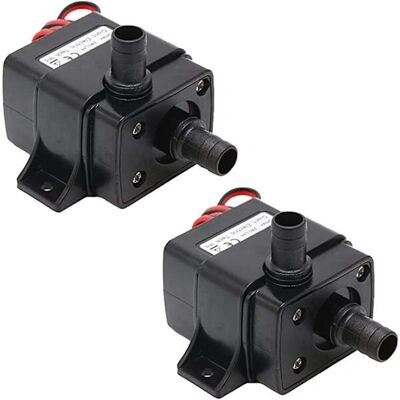 Mini børsteløs vandpumpe - 240L/H DC 12V 3.6W Mini børsteløs vandpumpe - 240L/H DC 12V 3.6W