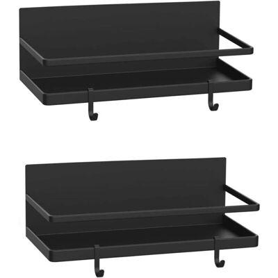 CSPARKV - Magnetic Spice Rack - Black Matte CSPARKV - Magnetic Spice Rack - Black Matte