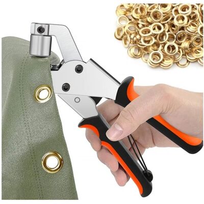 CSPARKV - Mini Eyelet Punch - 6mm - 500 pcs - Eyelet Pliers CSPARKV - Mini Eyelet Punch - 6mm - 500 pcs - Eyelet Pliers
