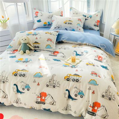 CSPARKV - Dinosaur Cotton Duvet 120x150 - Juego de funda nórdica CSPARKV - Dinosaur Cotton Duvet 120x150 - Juego de funda nórdica