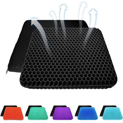 Unknown - Gel Seat Cushion - Negro - Cojín de asiento Unknown - Gel Seat Cushion - Negro - Cojín de asiento