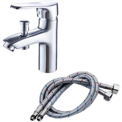 CSPARKV - BathMixer - Chrome - Eco-Stop - Bathroom Faucet CSPARKV - BathMixer - Chrome - Eco-Stop - Bathroom Faucet