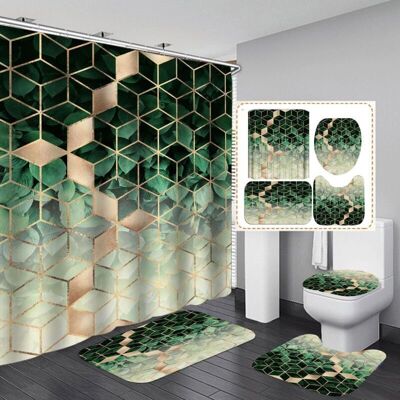 CSPARKV - Estilo 1 - 180 x 180 cm - Shower curtain set CSPARKV - Estilo 1 - 180 x 180 cm - Shower curtain set