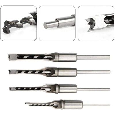 CSPARKV Brocas helicoidales HSS para carpintería - Drills for woodworking - Square hole drill bits CSPARKV Brocas helicoidales HSS para carpintería - Drills for woodworking - Square hole drill bits