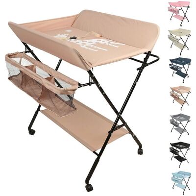SKECTEN Mesa de Cambio Portátil para Bebés - Altura Ajustable, Almacenamiento y Ruedas SKECTEN Mesa de Cambio Portátil para Bebés - Altura Ajustable, Almacenamiento y Ruedas