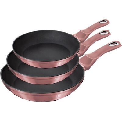 Berlinger Haus - Bratpfannen-Set - Rosa - Cookware Set Berlinger Haus - Bratpfannen-Set - Rosa - Cookware Set