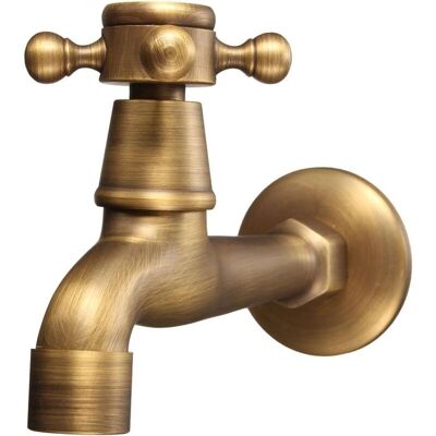 QIEDIE - Baogu Garden Faucet - Antik - Messing - Garden Faucet QIEDIE - Baogu Garden Faucet - Antik - Messing - Garden Faucet