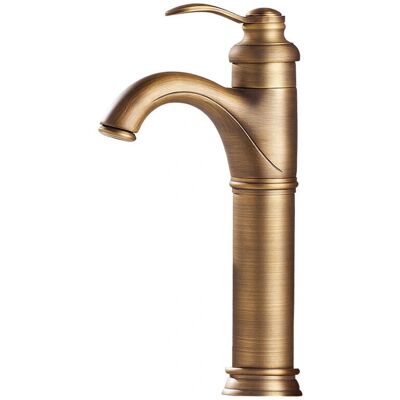 GOTRAYS - OttoneAntico - Antique Brass - High Arc - Bar Faucet GOTRAYS - OttoneAntico - Antique Brass - High Arc - Bar Faucet