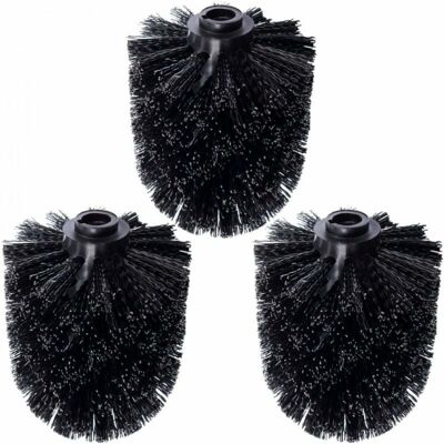 LINJOU - 3-pack - Negro - Toilet brush replacement heads LINJOU - 3-pack - Negro - Toilet brush replacement heads