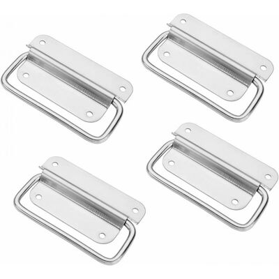 LINJOU - Manija plegable de acero inoxidable - Plegable - 4 pzas - Handle LINJOU - Manija plegable de acero inoxidable - Plegable - 4 pzas - Handle