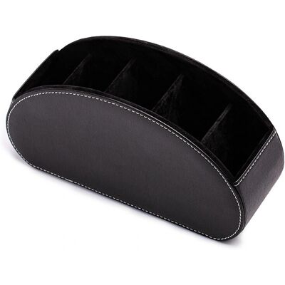 LINJOU - Nero - Negro - PU cuero - Caja de almacenamiento LINJOU - Nero - Negro - PU cuero - Caja de almacenamiento