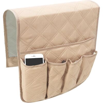 LINJOU - Organizer - Beige - 5 bolsillos - Organizador de reposabrazos LINJOU - Organizer - Beige - 5 bolsillos - Organizador de reposabrazos