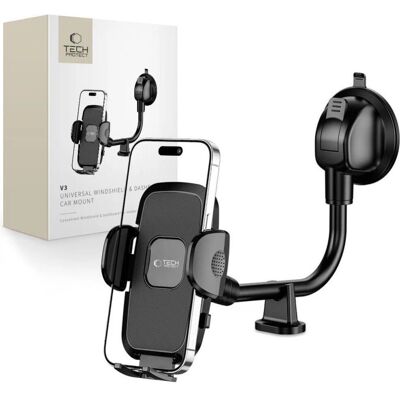 Tech-Protect V3 Autohalterung - Universal, 360° Drehung, Für 46-89mm Tech-Protect V3 Autohalterung - Universal, 360° Drehung, Für 46-89mm