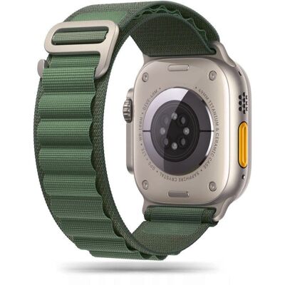 Tech-Protect Nylon Armbånd til Apple Watch - Militærgrønn Tech-Protect Nylon Armbånd til Apple Watch - Militærgrønn