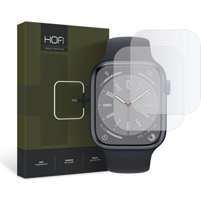 Hofi Hydroflex Pro+ Pack de 2 Films de Protection pour Apple Watch 4-9, SE - Publicité Hofi Hydroflex Pro+ Pack de 2 Films de Protection pour Apple Watch 4-9, SE - Publicité