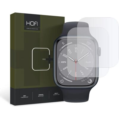 Hofi Glass Hydroflex Pro+ 2-Pack Protecteur d'écran - Apple Watch 40/41mm - Publicité Hofi Glass Hydroflex Pro+ 2-Pack Protecteur d'écran - Apple Watch 40/41mm - Publicité