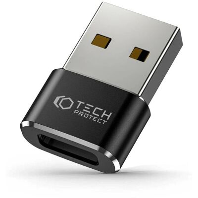 Tech-Protect Ultraboost USB-Adapter - Schwarz - USB Typ-C Tech-Protect Ultraboost USB-Adapter - Schwarz - USB Typ-C