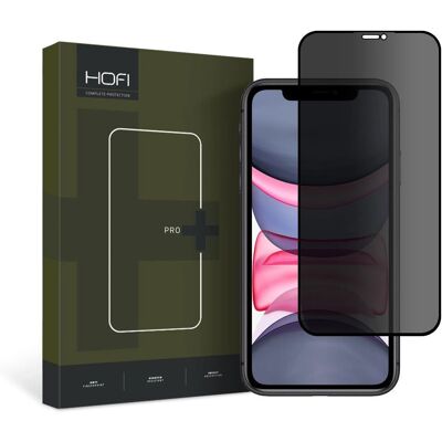 Hofi iPhone 11 / XR Privacy Displayschutz - Gehärtetes Glas Hofi iPhone 11 / XR Privacy Displayschutz - Gehärtetes Glas