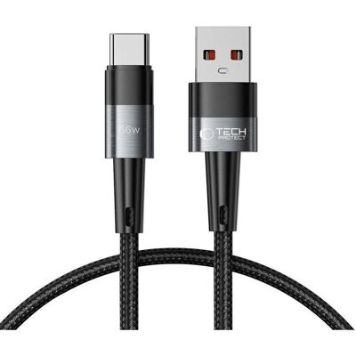 Tech-Protect UltraBoost Grau USB-C 6A 66W 0,25m Kabel Tech-Protect UltraBoost Grau USB-C 6A 66W 0,25m Kabel