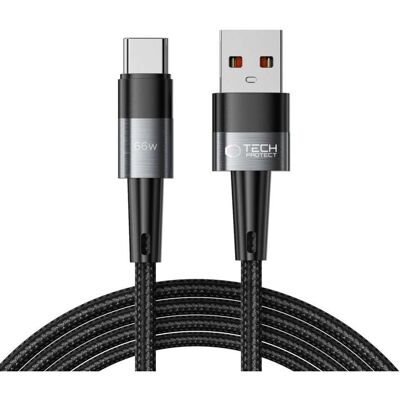Tech-Protect UltraBoost Grau 200cm USB-Kabel - Daten & Schnellladung Tech-Protect UltraBoost Grau 200cm USB-Kabel - Daten & Schnellladung