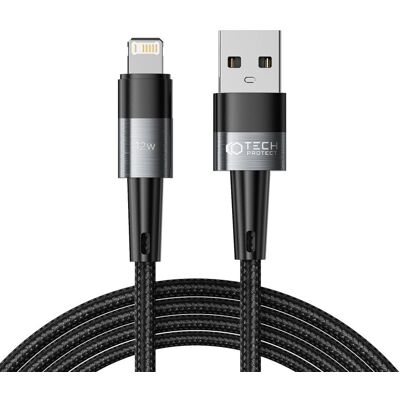 Câble Lightning UltraBoost Tech-Protect 200cm - Gris - Câble de charge Câble Lightning UltraBoost Tech-Protect 200cm - Gris - Câble de charge