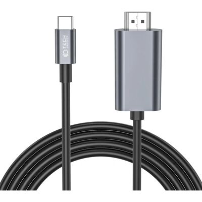 Tech-Protect UltraBoost USB-C na HDMI 4K 60Hz Kabel - 2m - Černý Tech-Protect UltraBoost USB-C na HDMI 4K 60Hz Kabel - 2m - Černý