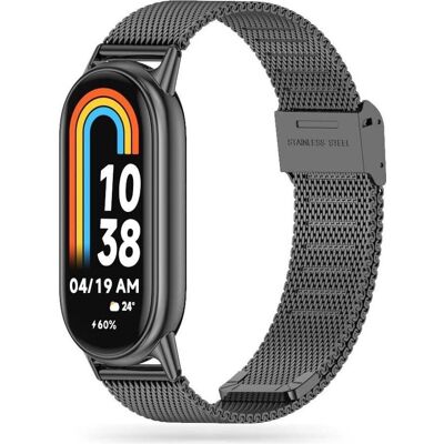 Tech-Protect Xiaomi Smart Band 8 / 8 NFC Milanese Armband – Schwarz Tech-Protect Xiaomi Smart Band 8 / 8 NFC Milanese Armband – Schwarz