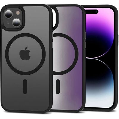 Custodia iPhone 15 Tech-Protect MagSafe Nera Opaca Custodia iPhone 15 Tech-Protect MagSafe Nera Opaca