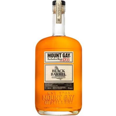 Rhum Mount Gay 1703 BLACK BARREL de Barbade - 43% Vol. 1l Coffret Cadeau - Publicité Rhum Mount Gay 1703 BLACK BARREL de Barbade - 43% Vol. 1l Coffret Cadeau - Publicité