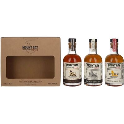 Mount Gay Brand Model - Rum Set - 43% Alcohol - 3x0.2L Mount Gay Brand Model - Rum Set - 43% Alcohol - 3x0.2L