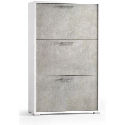 Caesaroo Scarpiera - 112cm, Moderno, Bianco frassino & Cemento Caesaroo Scarpiera - 112cm, Moderno, Bianco frassino & Cemento