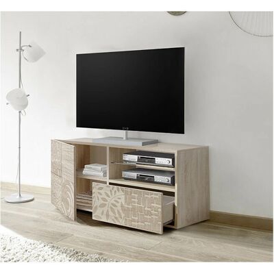 Mueble TV Mirel Roble Lacado Azura Home Design - TV Mueble Mueble TV Mirel Roble Lacado Azura Home Design - TV Mueble