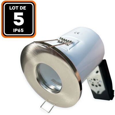 EUROPALAMP Modell RT2012 IP65 Gebürstetes Aluminium 5 Strahler EUROPALAMP Modell RT2012 IP65 Gebürstetes Aluminium 5 Strahler