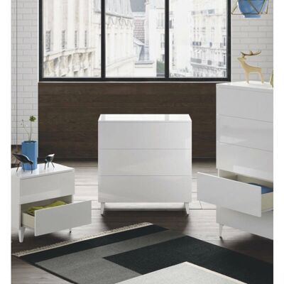 ALTRI Baltimora Comò Moderno Bianco - Arredo Camera ALTRI Baltimora Comò Moderno Bianco - Arredo Camera