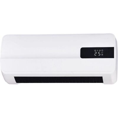 KASART Calefactor de pared - 2 configuraciones - Pantalla LED - Mando a distancia - Temporizador 8h KASART Calefactor de pared - 2 configuraciones - Pantalla LED - Mando a distancia - Temporizador 8h